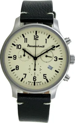 Produktbild von Aristo Herren Messerschmitt Uhr Fliegeruhr Chronograph ME-3H199L Leder