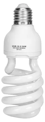 UVB Reptilienlampe E27 26 W für Wüstenterrarium