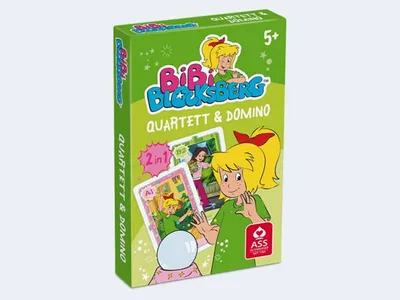Produktbild von Bibi Blocksberg Quartett & Domino (Kinderspiel)