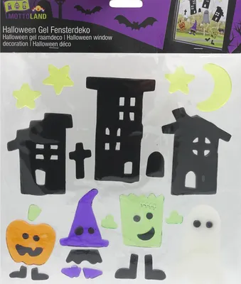 Produktbild von Halloween Tür- und Fenster Gelsticker