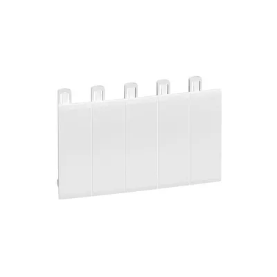 Immagine prodotto di Coperture 5 moduli per coprimorsetti EKINOXE RAL 9003 LEGRAND 001660 Bianco