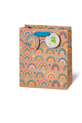 Produktbild von Tasche medium - Buch Format - 23x19x9 cm - BSB - Regenbogen