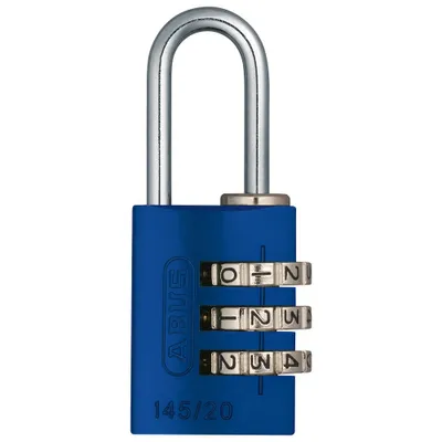 Image de ABUS Cadenas antivol à combinaison 3 Chiffres – Bleu 145/20