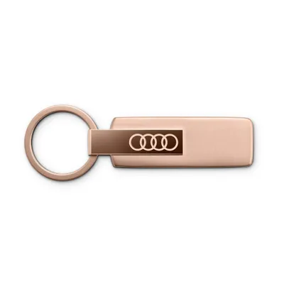 Produktbild von Original Audi Schlüsselanhänger Edelstahl Rosé