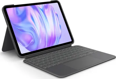 Produktbild von Logitech Combo Touch - Tastatur und Foliohülle - mit Trackpad - hinterleuchtet - Apple Smart connector - QWERTY - GB - Graphite - für Apple 11-inch iPad Pro (M4)