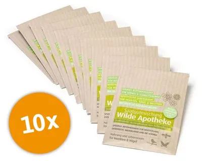 Produktbild von Wilde Apotheke (10 Stück) | Wildblumenwiese von Biobalu