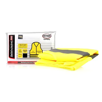 Obrázek produktu pro HEYNER® Bezpečnostní vesta s certifikátem Světle žlutá XL Reflexní vesta Prodyšná Testováno a certifikováno DIN EN 1150:1999 Univerzální bezpečnostní vesta
