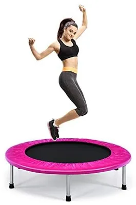Mini-Trampolin 97 cm, klappbar, bis 150 kg belastbar, 32 Federn