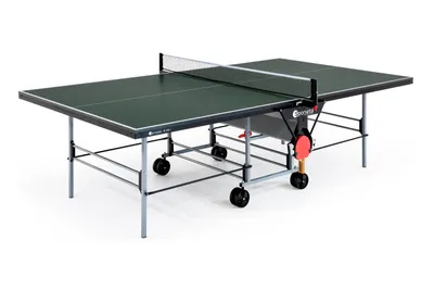 Productafbeelding van Sponeta S 3-46 i, indoor tafeltennistafel, 19 mm dik, groen, met net, AI-gegenereerde afbeelding