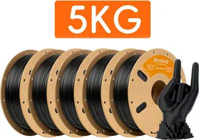Obrázok produktu pre Uhlíkové vlákno, priemer 1,75 mm, vysoká pevnosť, čierne-5 kg