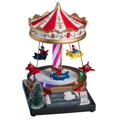 Productafbeelding van Kerstcarrousel, kerstdecoratie, 19 cm