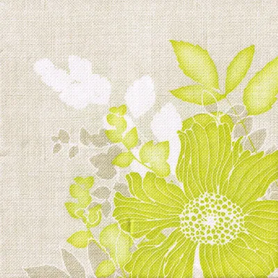 Produktbild von Servietten "ROYAL Collection" 1/4-Falz 40 cm x 40 cm grün "Annabel"