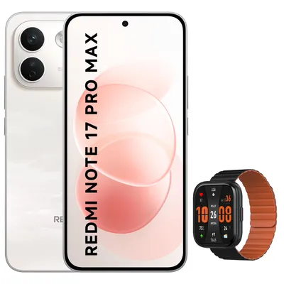 Produktbild von XIAOMI REDMI Note 17 Pro Max 5G 8GB 512GB Smartphone Cloud Blush mit Smartwatch
