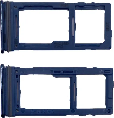 Imagen del producto de Soporte dual SIM + ranura para tarjeta Micro SD para Samsung Galaxy M52 5G, color azul claro