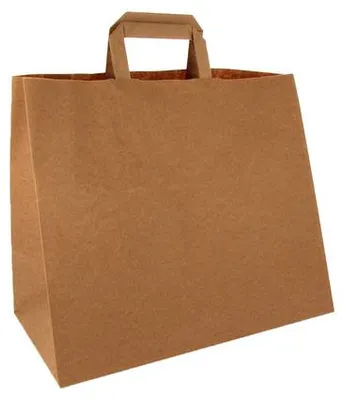 Immagine prodotto di Borsa di carta grande 32+17x27 cm marrone (250 pezzi)