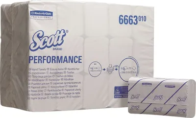 Produktbild von Kleenex® 6663 PERFORMANCE Handtücher - 1-lagig, weiß, 15 x 212 Tücher