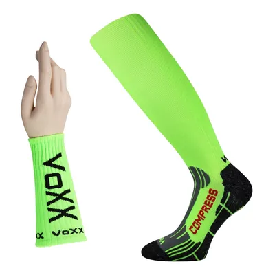Obrázek produktu pro Kompresní podkolenky & návlek na zápěstí VOXX Flex Neon Green Zelená 39-42
