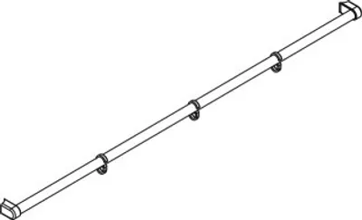 Produktbild von Kermi ZDHHHHOPE125VK Handtuchhalter Pega HHHHO