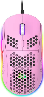 Produktbild von Gaming-Maus, 6 Programmierbare Tasten, 6 RGB-Hintergrundbeleuchtungsmodi und 6400 DPI Einstellbar, USB-Kabel, Plug & Play, Kompatibel mit Windows, Mac