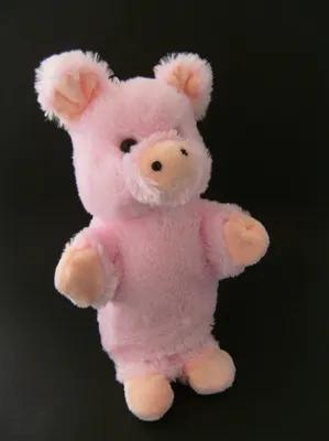 Produktbild von Plüschtier Handpuppe Schwein, 28cm Golfschlägerhaube Tier Tiere Stofftiere Kuscheltiere