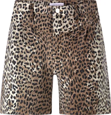 Produktbild von Rich & Royal (4) Leopard Print Denim Shorts, caffee latte 223 223 27