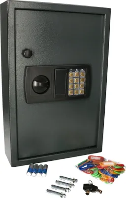 Immagine prodotto di KOTARBAU® Cassaforte elettronica per la custodia delle chiavi + portachiavi