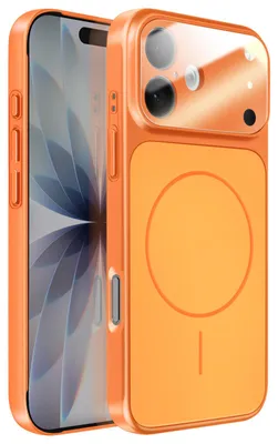 Produktbild von Avizar, MagSafe harte Schutzhülle mit Kamera-Schutzglas für Apple iPhone 17, Orange