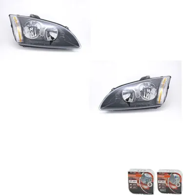 Zdjęcie produktu dla Johns, Reflektory + Osram Night Breaker Laser pasujące do Ford Focus 05 04-08Zestaw L R 1480996 1329413 1385267 1456969 4M5113101JA 4M5113101JB 4M5113
