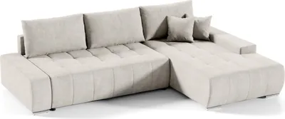 Produktbild von Intenso Ecksofa mit Schlaffunktion Velutti L, Cremig, Rechts
