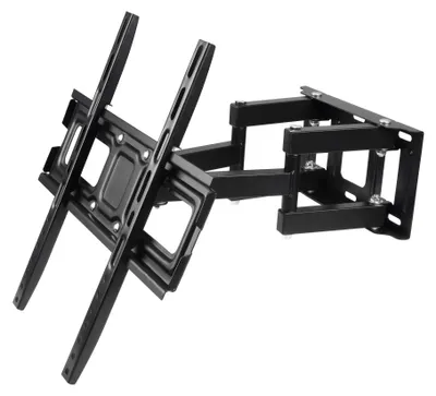 Immagine prodotto di KRAFT&DELE | Supporto a parete per TV, per televisori da 32–65 pollici fino a 40 kg, orientabile e inclinabile. Supporto per televisore, con inclinazione regolabile senza attrezzi. Compatibile con standard VESA fino a 600x400 mm