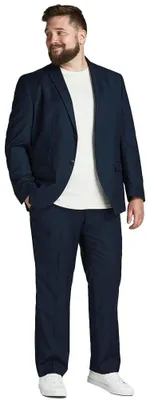 Produktbild von JACK & JONES PLUS Herren JPRFRANCO Suit PS Anzug, Dark Navy ,60 Große Größen