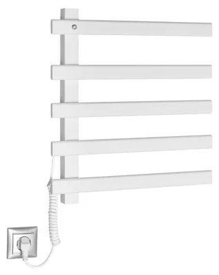 Zdjęcie produktu dla Suszarka do ręczników Sapho ELCOR, elektryczna, 480 x 520 x 50 mm, 63 W, biała matowa