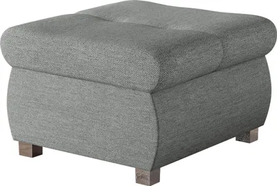 Produktbild von MIRJAN24 Polsterhocker Orkan Klein, Moderne Sitzhocker vom Hersteller, Holzkonstruktion, 60x60x39 cm (Farbe: Rico 12)