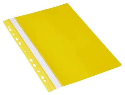Produktbild von DONAU 1704001-11 Schnellhefter - A4, Multilochung, PVC, gelb