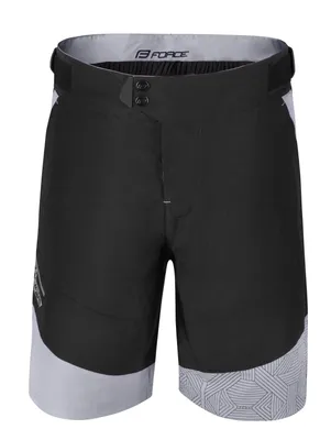 Produktbild von Force Storm Shorts mit Innenfutter schwarz-grau größe M 900341-M