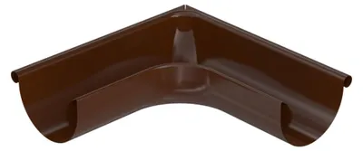 Immagine prodotto di BRYZA Grondaia angolare esterna zincata Ø 125 mm, marrone RAL 8017