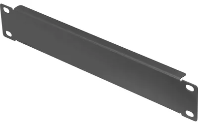Produktbild von Digitus Blindabdeckung für 254 mm (10") Netzwerkschränke, Blindplatte, Stahl, Schwarz