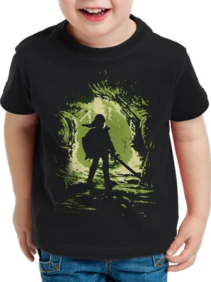 Produktbild von style3 Link Explorer Kinder T-Shirt gamer switch