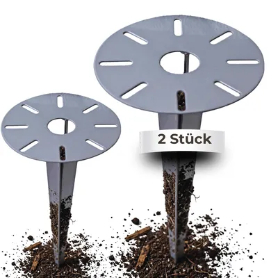 Productafbeelding van Set van 2 Grondpennen voor Tuinbevestiging en Decoratie
