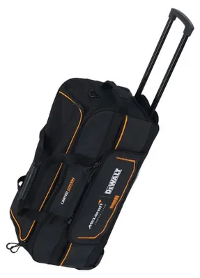 Immagine prodotto di Borsa da viaggio DEWALT con ruote e manico telescopico design MCLAREN (borsone)