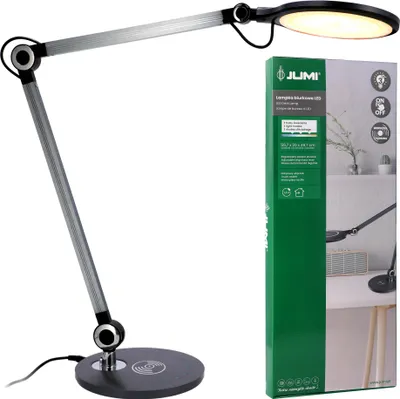 Zdjęcie produktu dla JUMI Lampka biurkowa szkolna na biurko stołowa LED trzy barwy do pracy