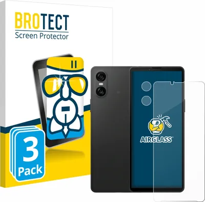 Produktbild von 3x BROTECT Schutzglas für Sony Xperia 10 VI (Display+Kamera) Schutzfolie Panzer Folie Glas Display Schutz klar
