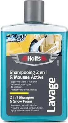 Immagine prodotto di HOLTS Shampoo per auto con cera carnauba, 475 ml