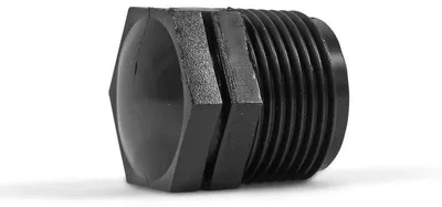 Produktbild von Stopfen PP 1/2" Außengewinde 10bar Schwarz