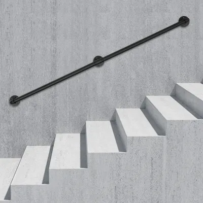 Produktbild von Eingangsgeländer Treppengeländer Edelstahl 153cm Treppe Handlauf für Wandmontage
