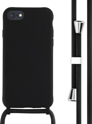 Image de imoshion Étui en silicone avec cordon pour Apple iPhone SE (2022 / 2020) / 8 / 7 - Noir