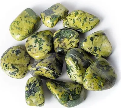 Produktbild von Nephrit-Jade-Trommelsteine ​​A-Qualität – 5 x 8 cm; 500 G