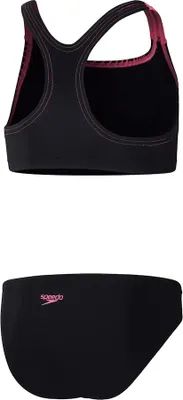 Produktbild von Speedo Girls Medley Logo 2PC schwarz 164