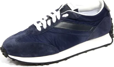 Produktbild von G5604 sneaker uomo DOUCAL'S blue suede/fabric shoes man