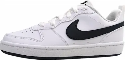 Productafbeelding van Nike Court Borough Low Recraft Sportschuhe Kinder Sneaker sportlicher Schnürer Weiß Freizeit